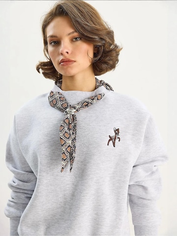 Bianco Lucci Sweatshirt in Grey