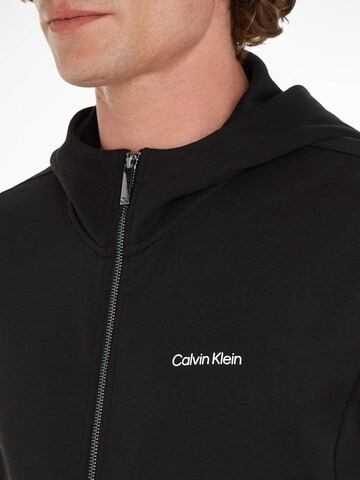 Calvin Klein Zip-Up Hoodie in Black