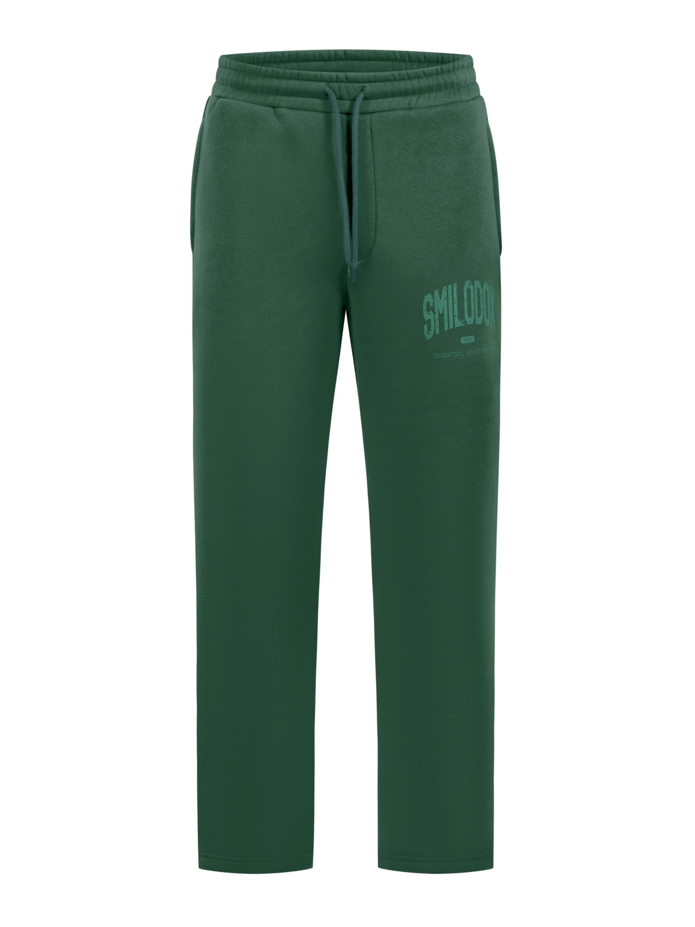 Smilodox Oversize Jogginghose Oswin in Grün: Vorderseite