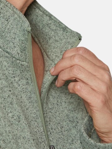 Goldner Fleece jas in Groen