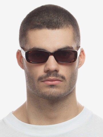 LE SPECS Okulary przeciwsłoneczne 'Unreal' w kolorze brązowy