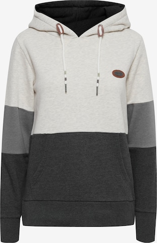 Oxmo Sweatshirt 'Kathrine' in Wit: voorkant