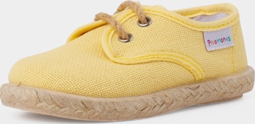 Baskets Pisamonas en jaune : devant