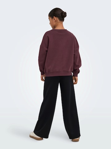 ONLY GIRLS Sweatshirt 'KOGBILA' in Brown