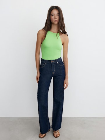 Pull&Bear Rövid body - zöld