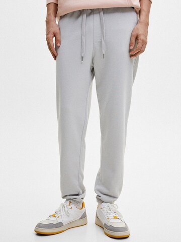 Pull&Bear Tapered Broek in Grijs