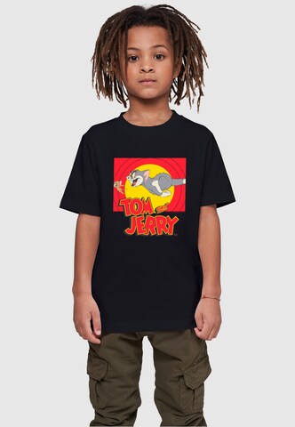 T-Shirt 'Tom and Jerry - Chase Scene' ABSOLUTE CULT en noir : devant