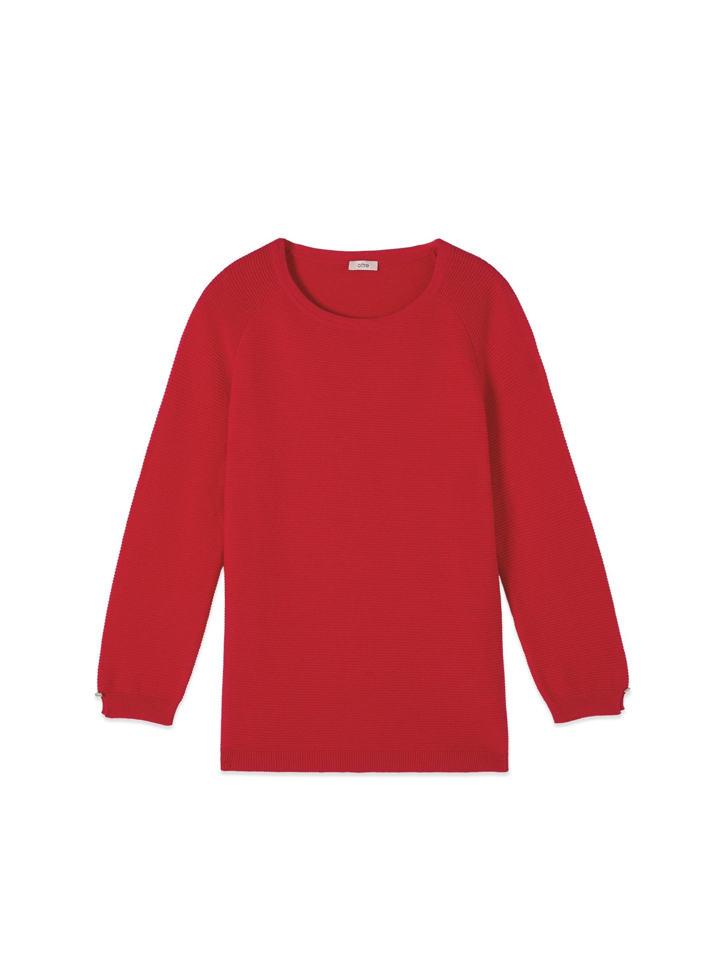 Pullover di oltre in rosso: frontale