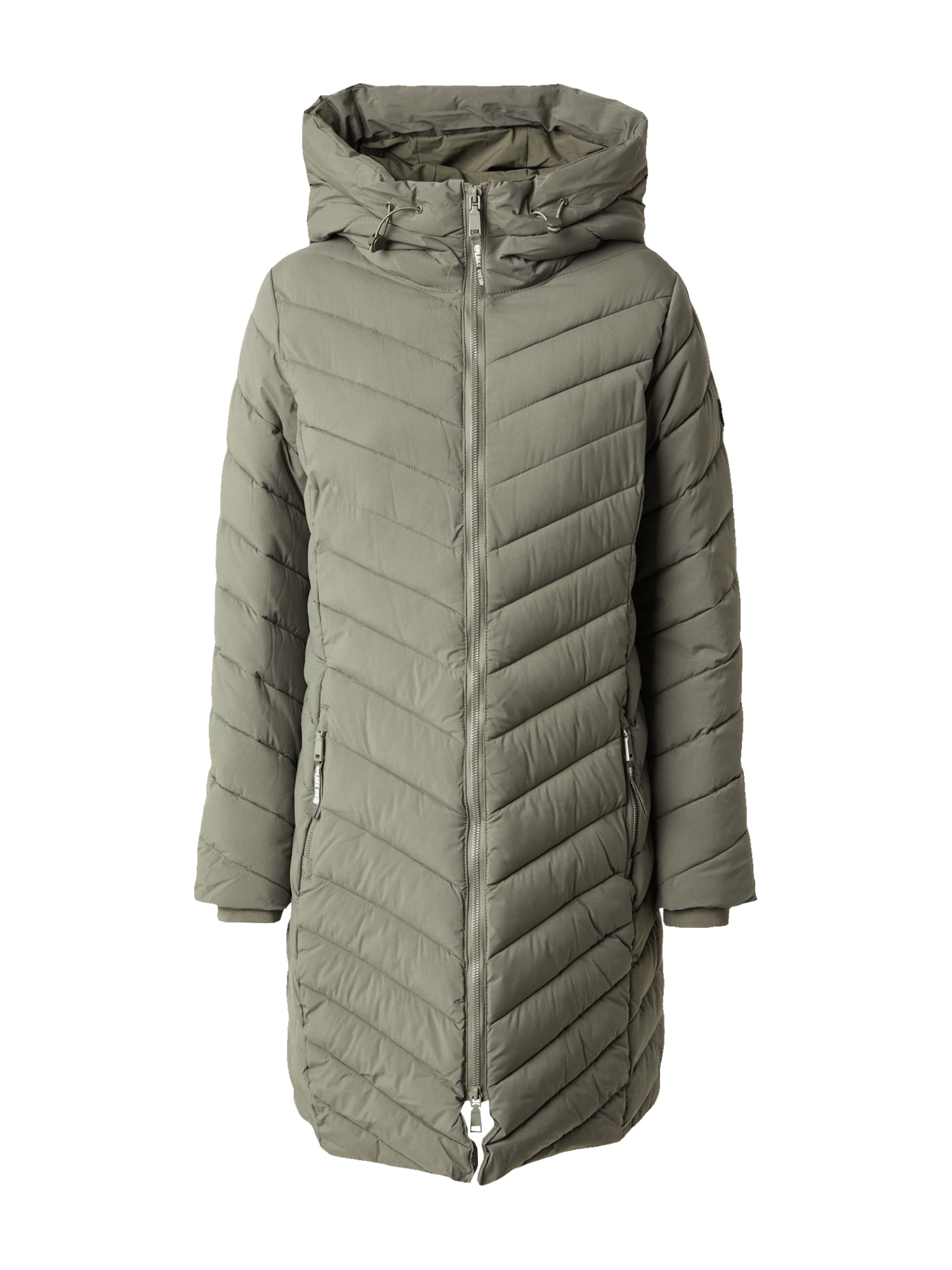 Lake View Zimski plašč 'Ellinor' | zelena barva: sprednja stran