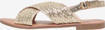 ONLY Sandaal 'ONLMANDALA-19' in Goud: voorkant
