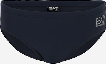 EA7 Emporio Armani Športové nohavičky - Modrá: predná strana