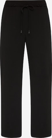 s.Oliver BLACK LABEL Wide leg Pants in Black: front
