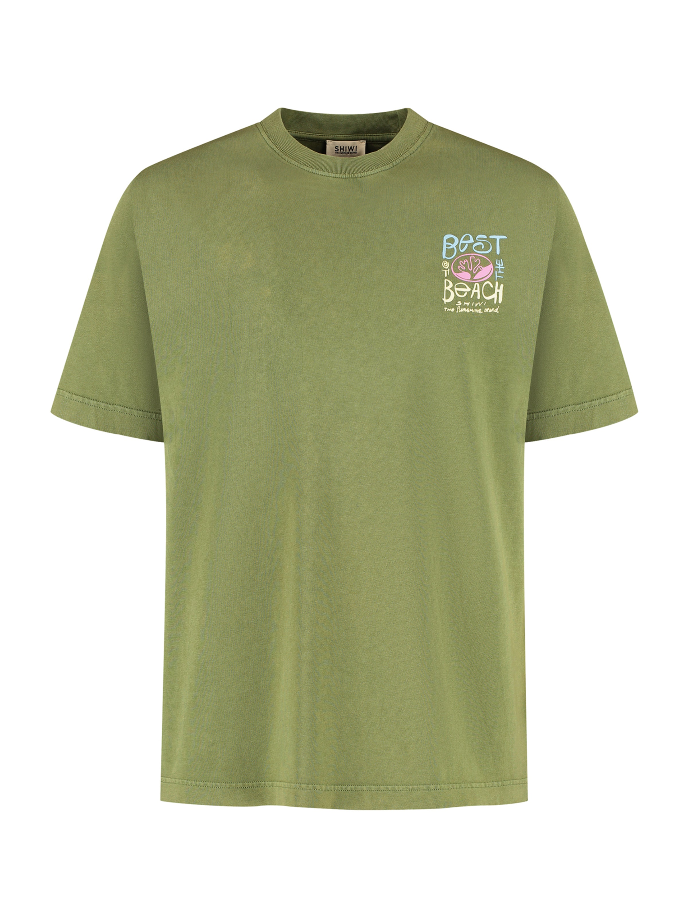 Shiwi Тениска 'Finn' в зелено: отпред