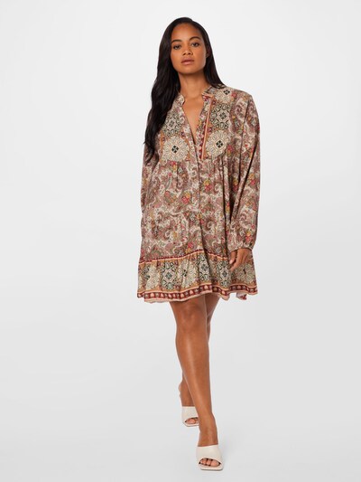 Rochie Z-One pe galben / verde / roz pal / roșu / alb, Vizualizare model