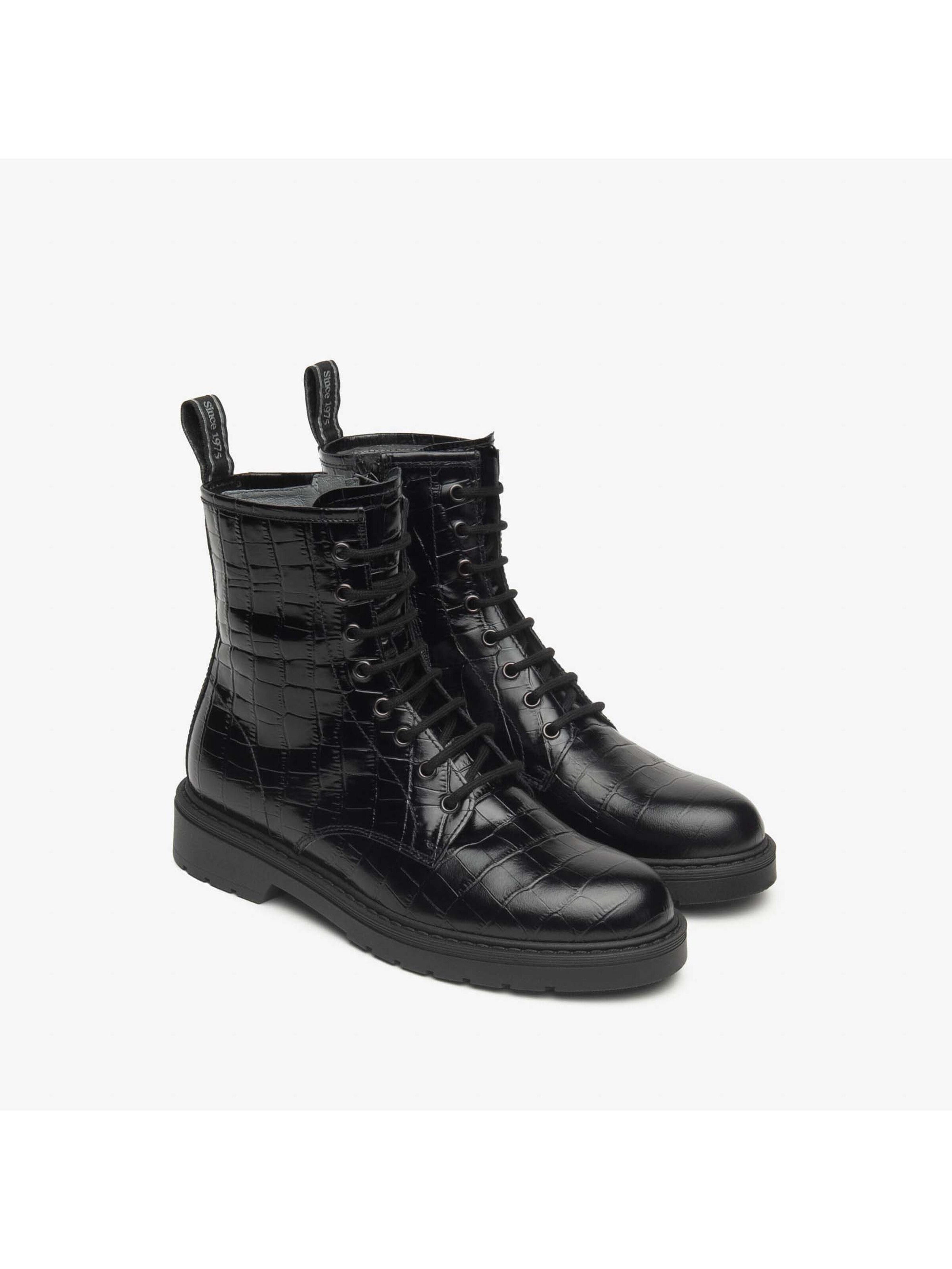 Bottines à lacets 'Zeus Padova' Nero Giardini en noir