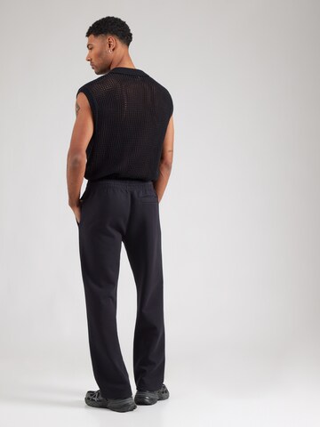 Abercrombie & FitchLoosefit Hlače - crna boja