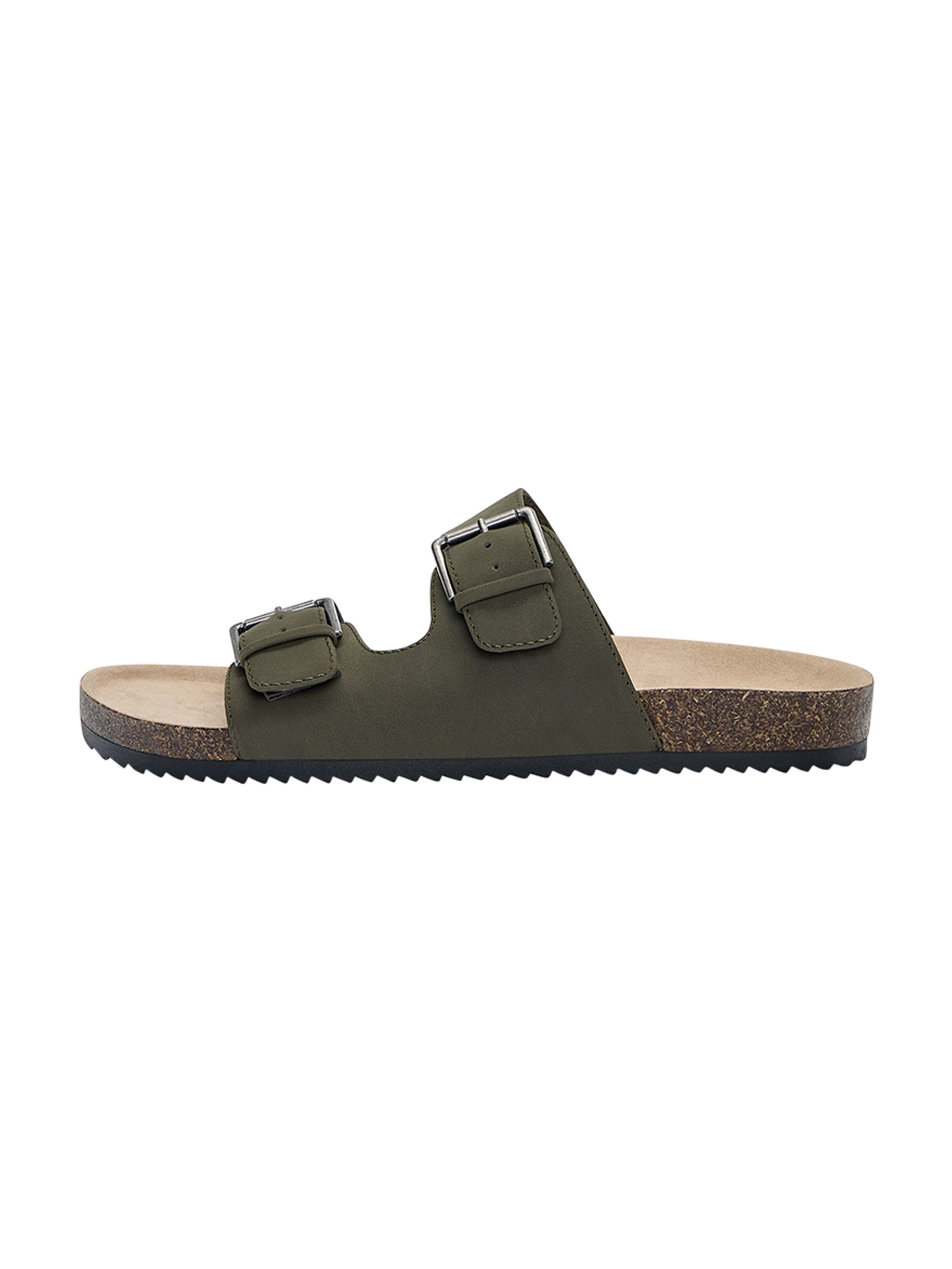 Pull&Bear Чехли в зелено