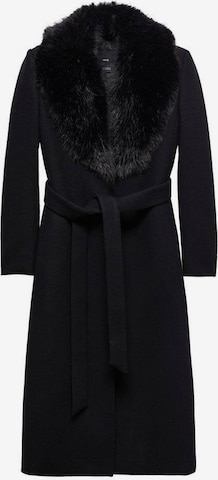 Manteau d’hiver 'Dolce' MANGO en noir : devant