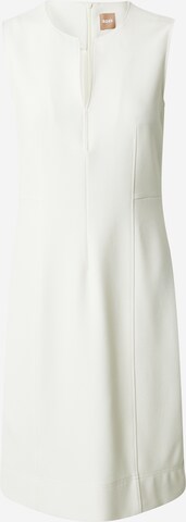 BOSS - Vestido de bainha 'Duwa' em branco: frente