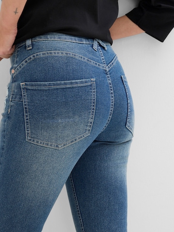 bonprix Skinny Jeans in Blauw