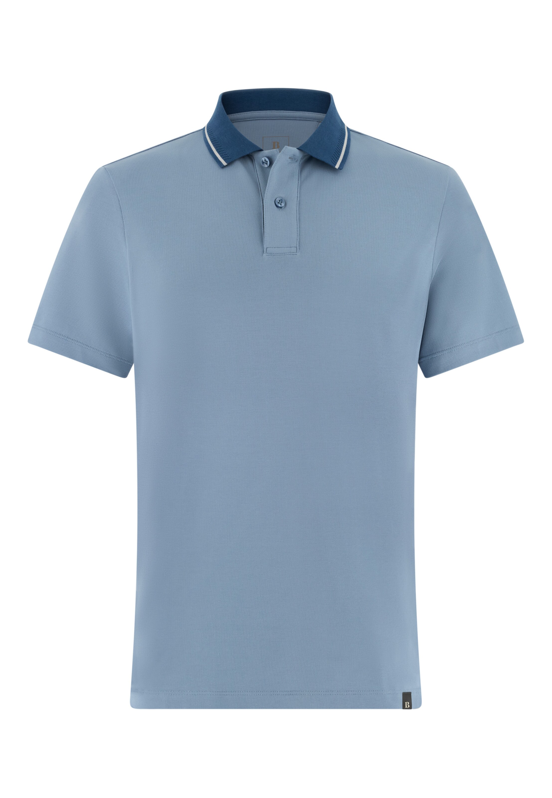 Boggi Milano Poloshirt in Blau: Vorderseite