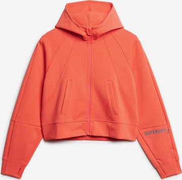 Veste fonctionnelle Superdry en orange : devant