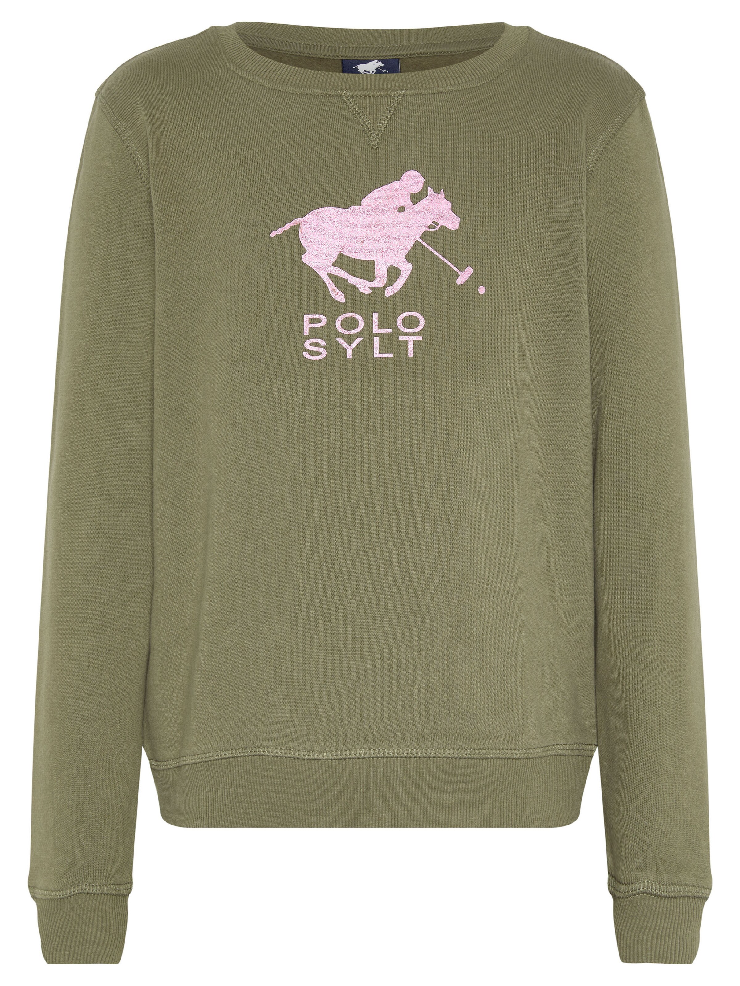 Polo Sylt Sweatshirt in Grün: Vorderseite