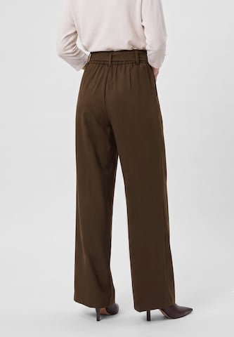 Anna Field Wide leg Παντελόνι πλισέ σε καφέ