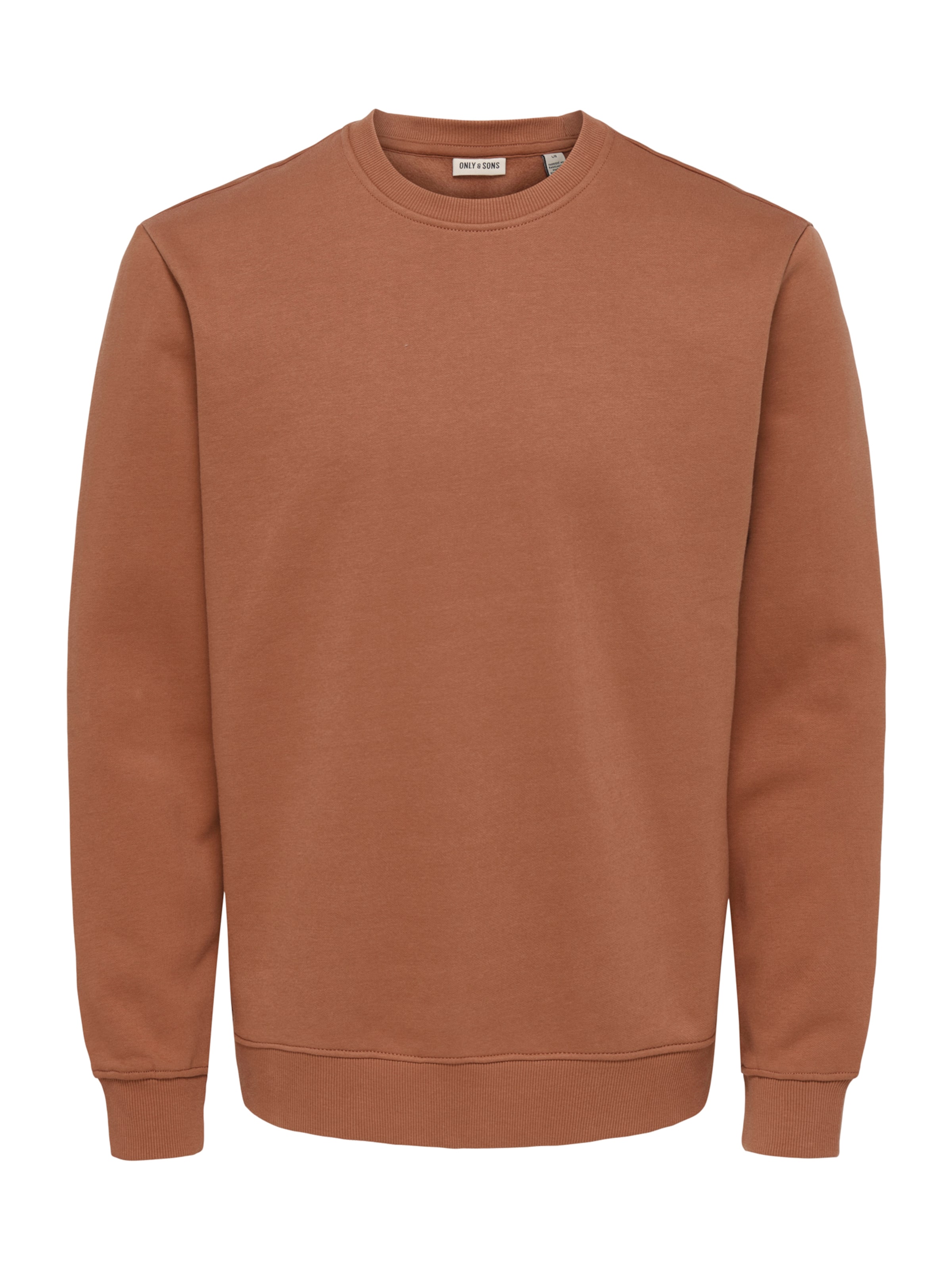 Only & Sons Свитшот 'ONSConnor' в Коричневый: спереди