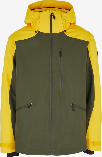 O'NEILL Outdoorová bunda 'Diabase' - citronově žlutá / khaki, Produkt