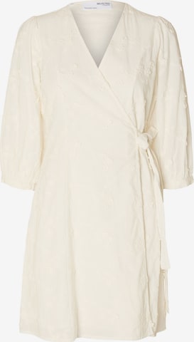 Robe SELECTED FEMME en beige : devant