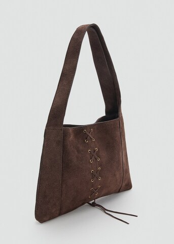 MANGO TEEN Shoulder Bag 'Chantal' in Brown