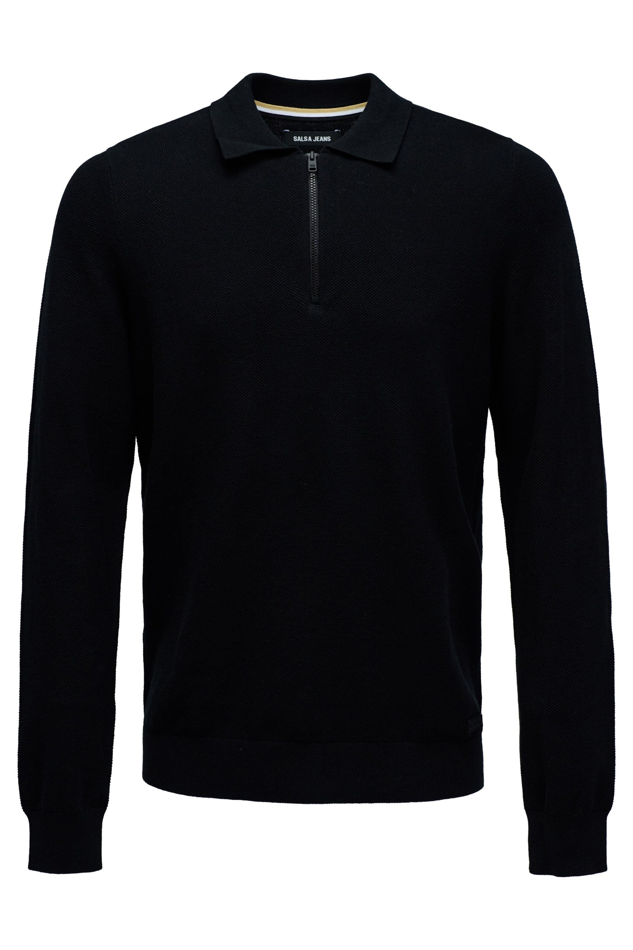 Salsa Jeans Trui in Zwart: voorkant