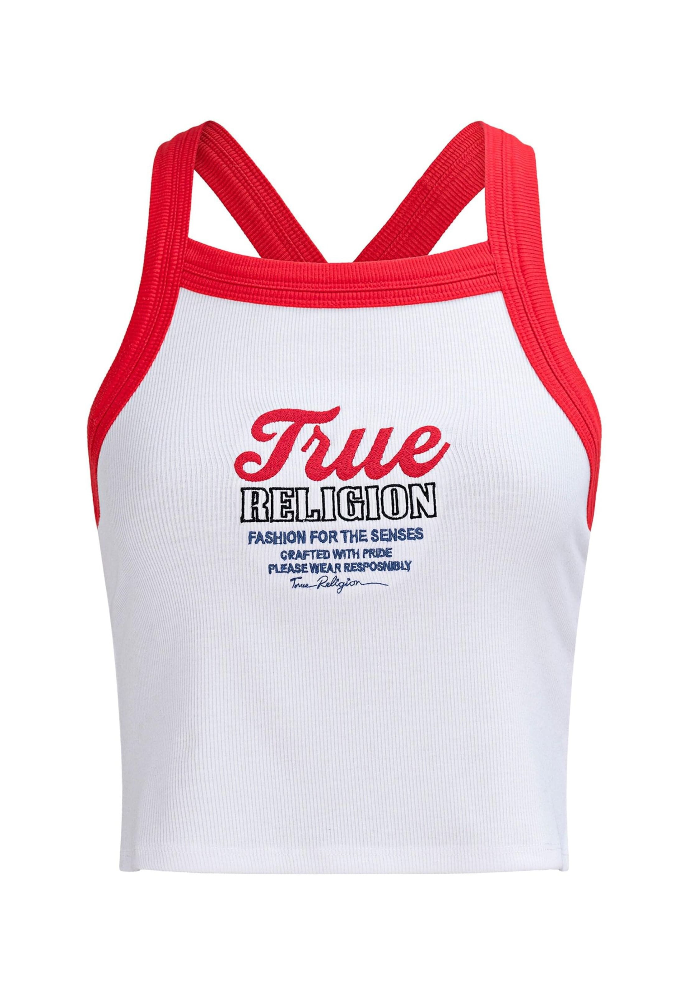 Haut True Religion en blanc : devant