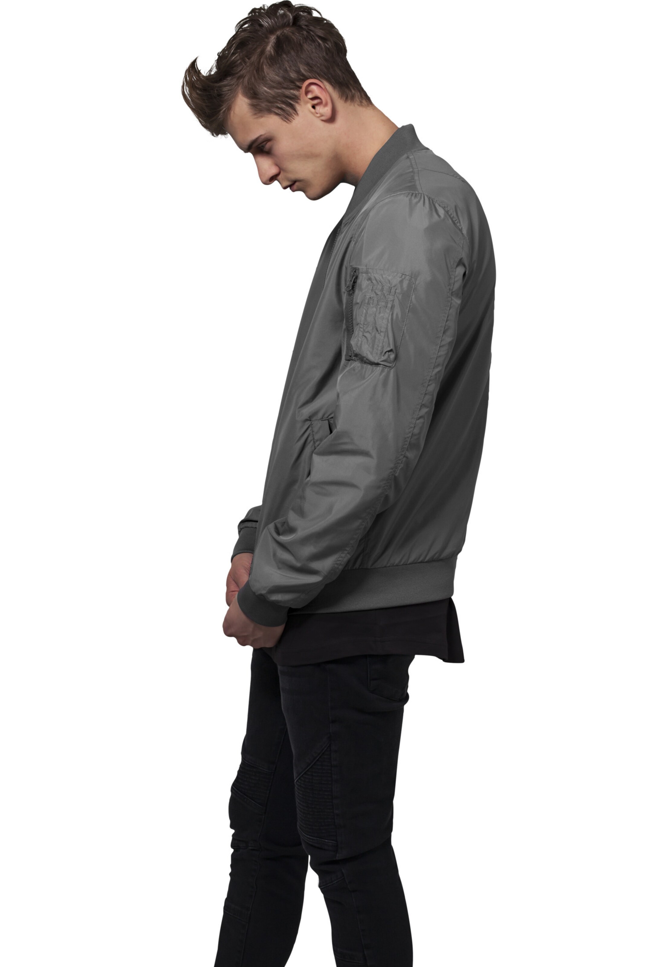 Urban Classics Jacke in Grau