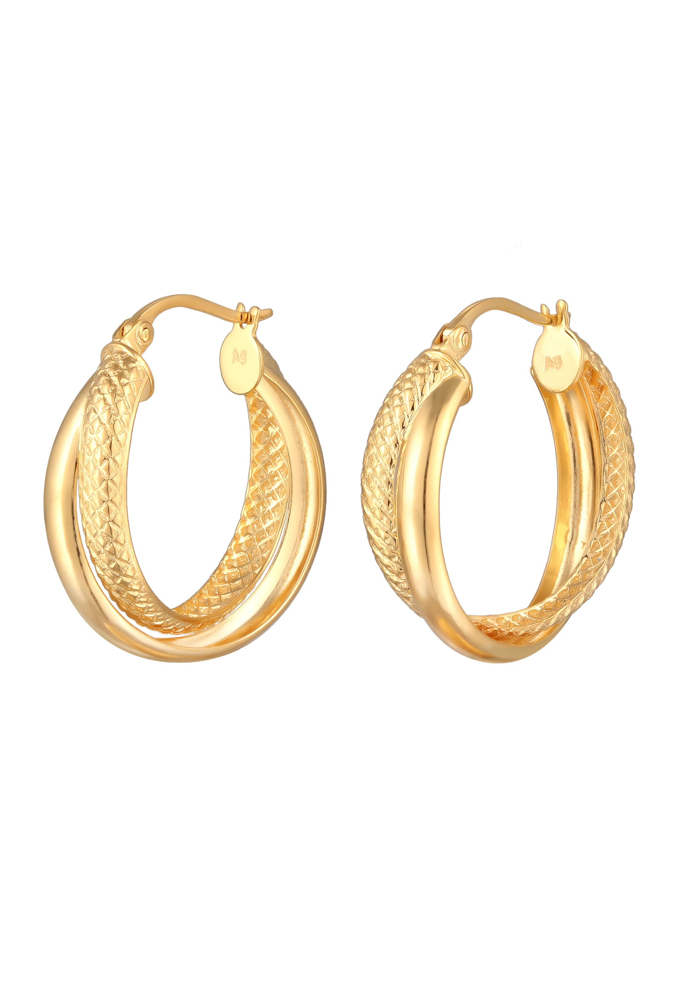 ELLI Earrings in Gold: front