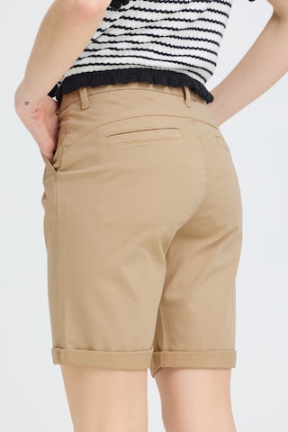 Regular Pantalon 'Bonnie' Pulz en beige