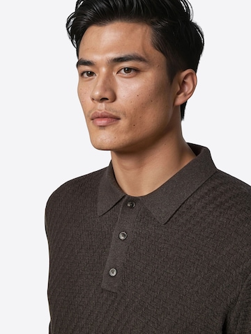 PIERRE CARDIN Trui in Bruin