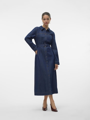 VERO MODA Shirt Dress 'VIO' in Blue