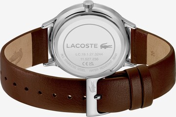 LACOSTE Zegarek analogowy w kolorze brązowy