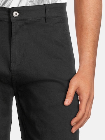 Regular Pantalon chino AÉROPOSTALE en noir