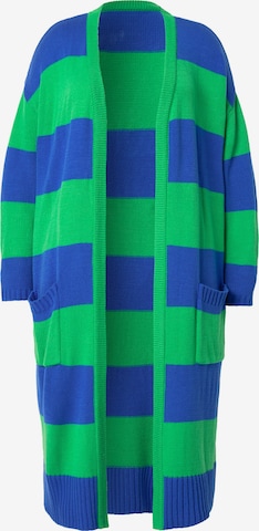 Angel of Style Knit cardigan in Green: front