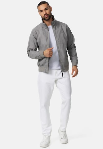 INDICODE JEANS Between-Season Jacket ' Forty ' in Grey