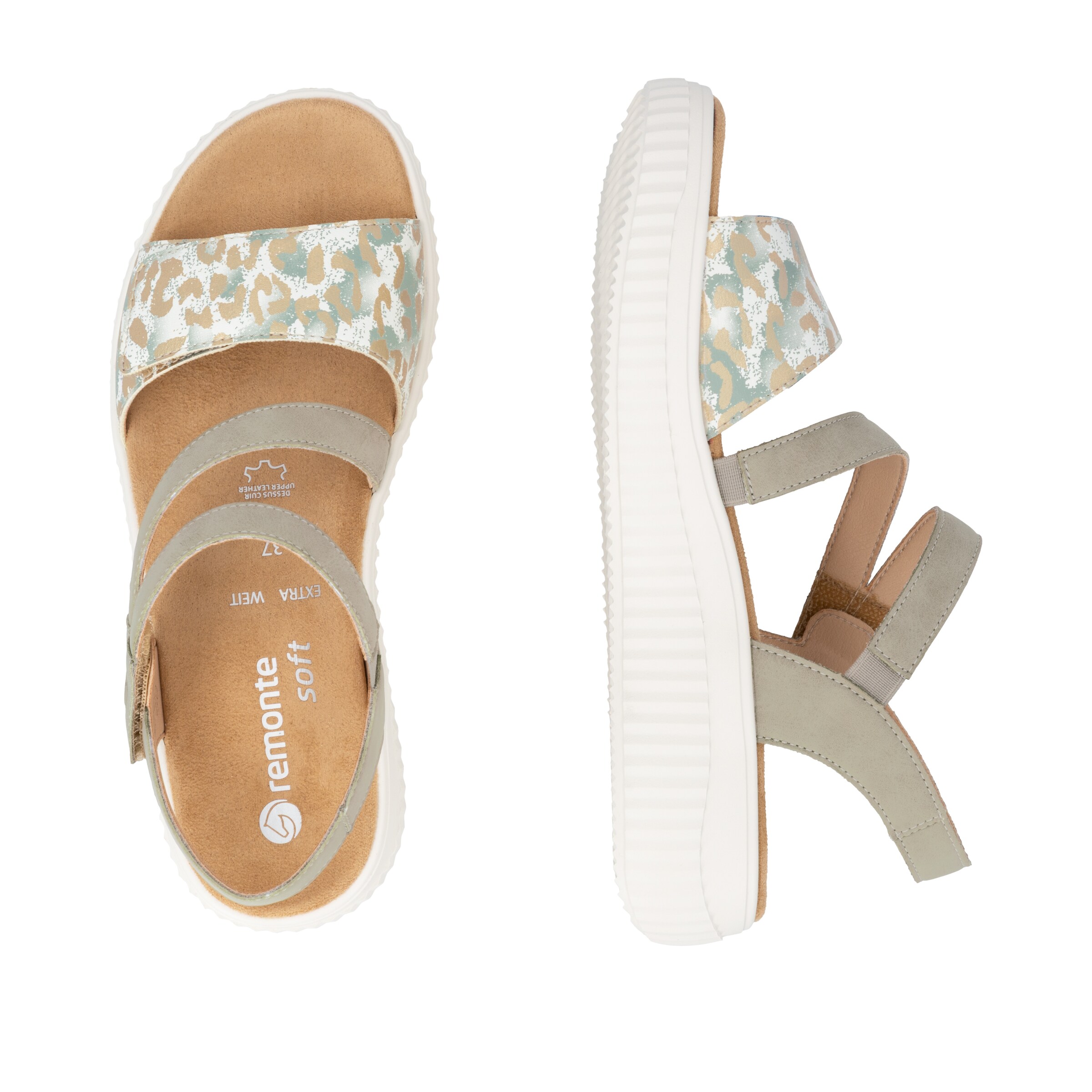 REMONTE Sandale in Grün