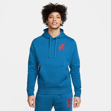 Nike Sportswear Sweatshirt 'Essentiel' in Blauw: voorkant