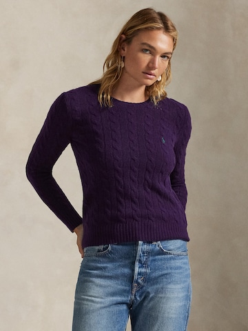 Pulover de la Polo Ralph Lauren pe mov: față