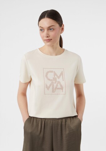 COMMA - Camiseta en beige: frente