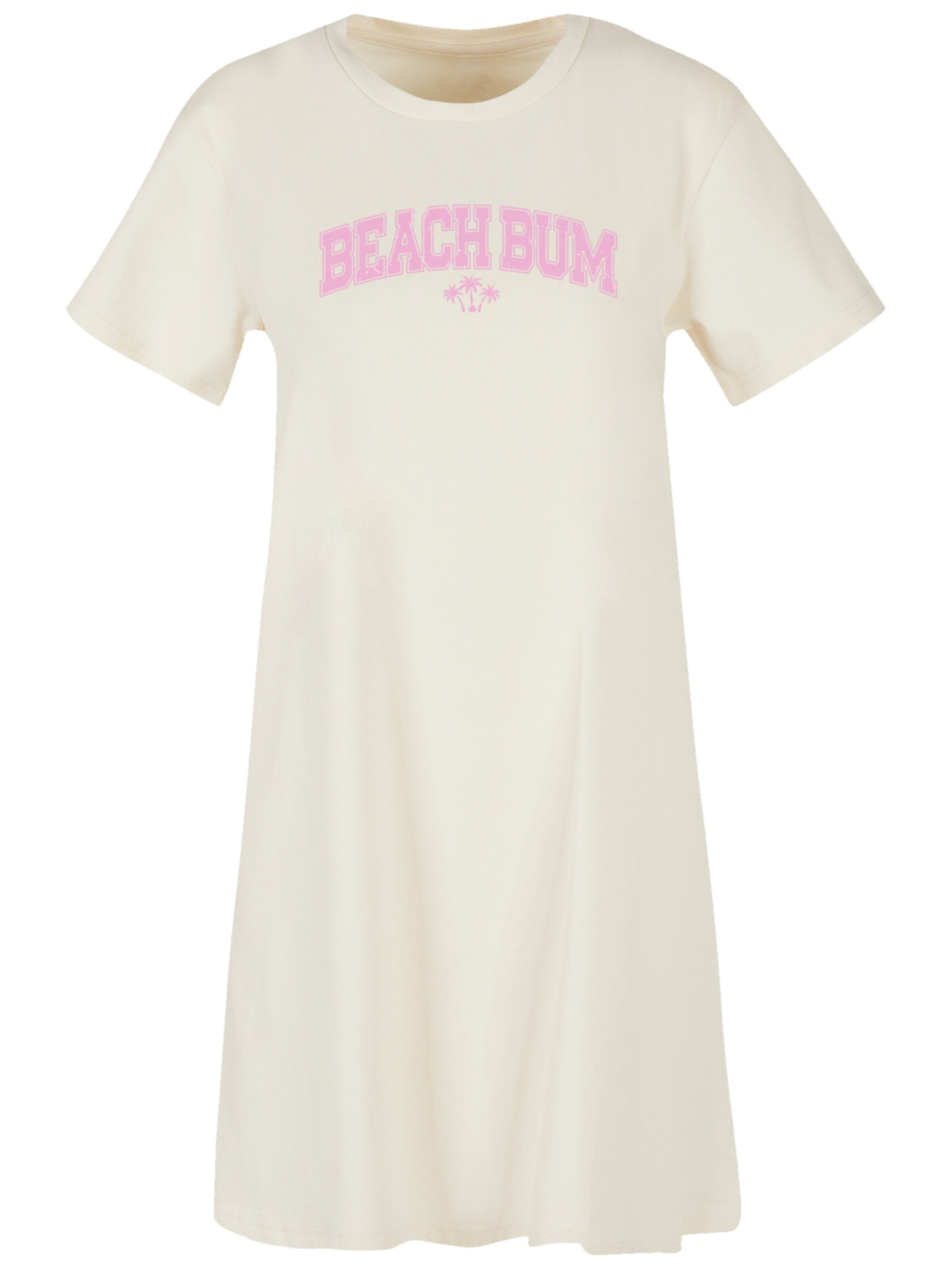 Robe 'Beach Bum Summer Varsity Retro' F4NT4STIC en beige : devant