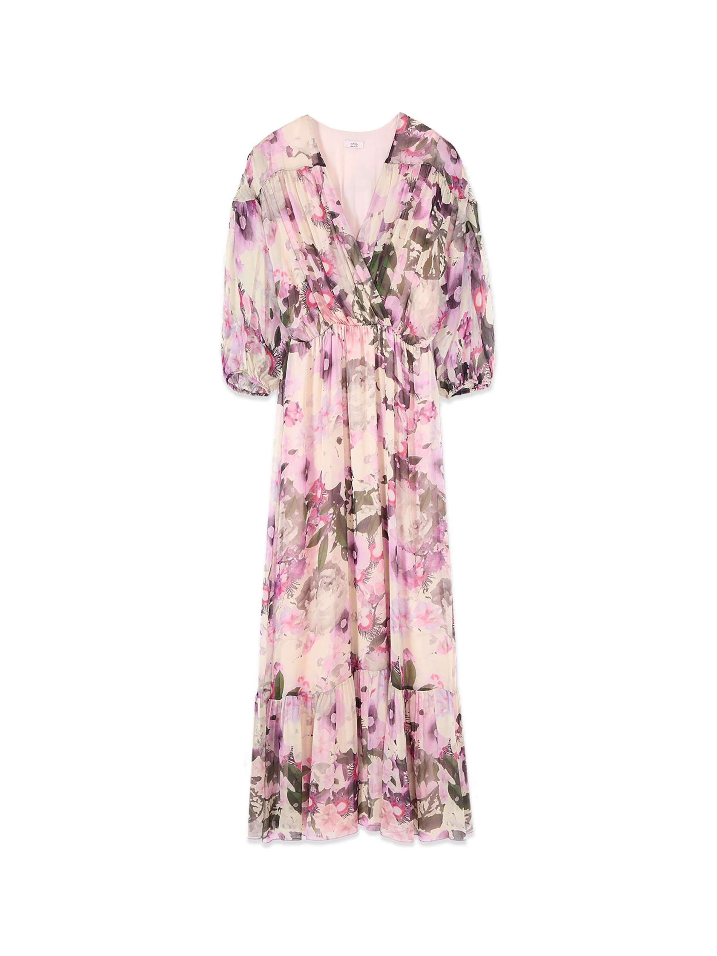 Robe oltre en beige : devant
