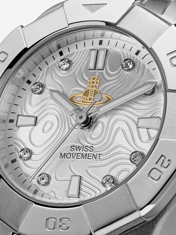 Vivienne Westwood Analoog horloge 'The Brompton' in Zilver